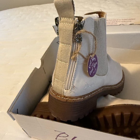 Blowfish Cream Ankle Booties - Picture 2 of 5